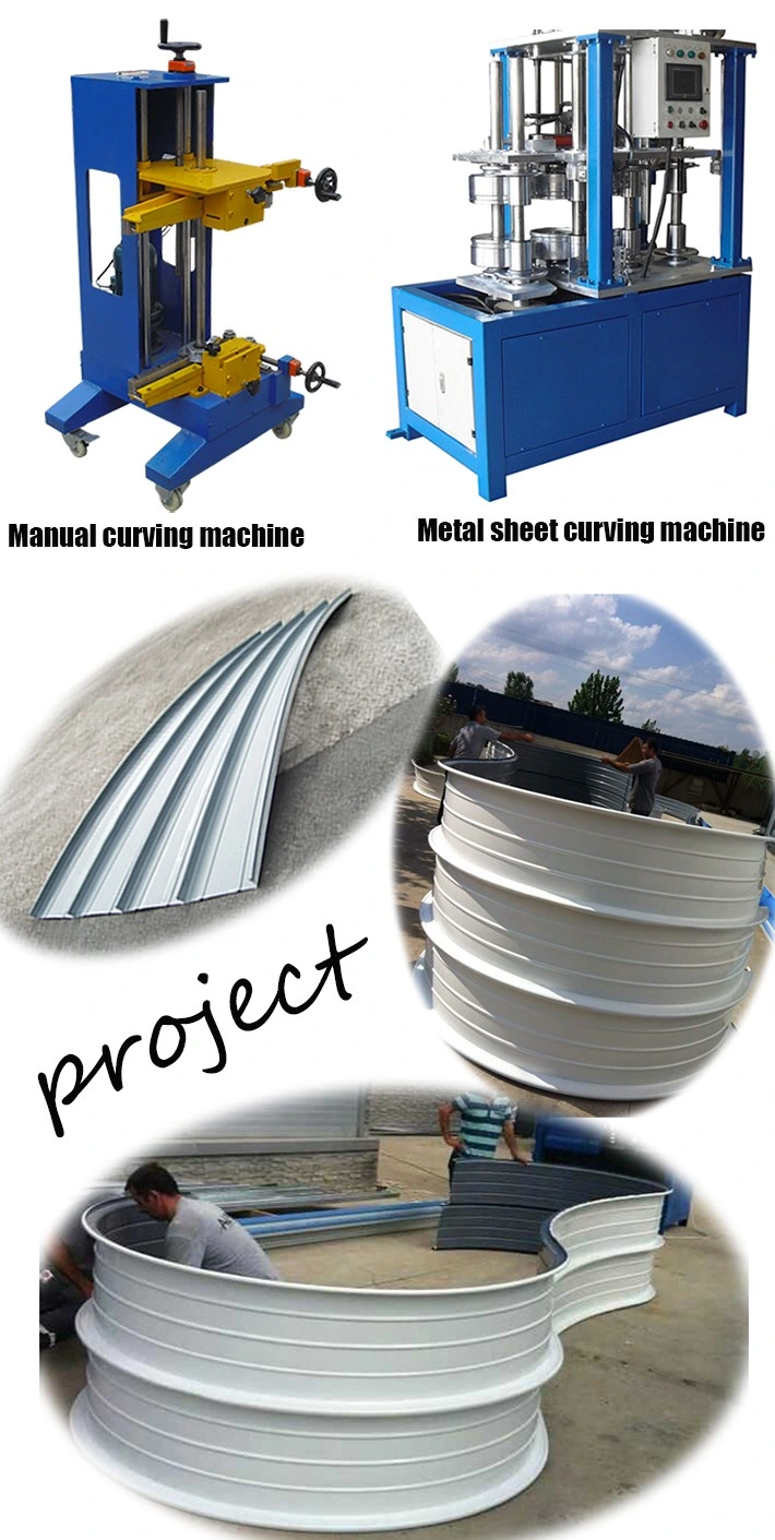 Automatic Adjusted Standing Seam Roof Panel Curving Machine