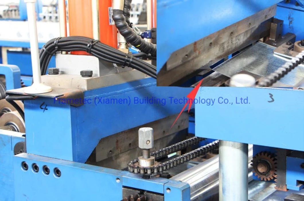 Automatic Change Size Purlin Machine CZ Purlin Roll Forming Machine