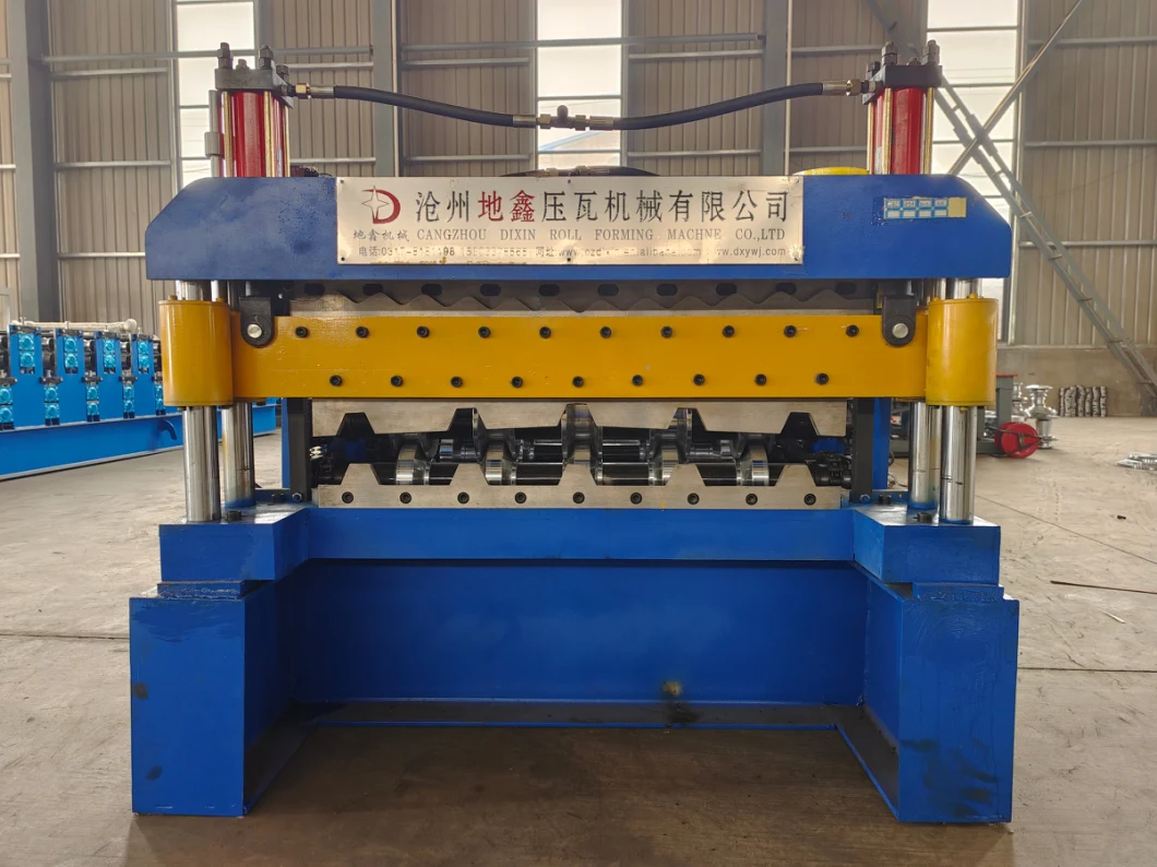 Ibr Trapezoidal Galvanized Roofing Sheet Roll Forming Machine From Botou Factory