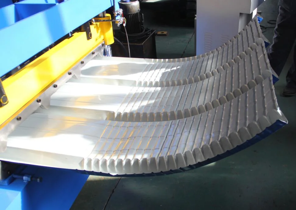 Curving Machine Roofing Panel Steel Metal Crimping Roll Forming Machinery with ISO9001/CE/SGS